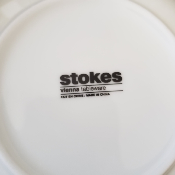 Stokes Vienna Tea Set 4 Teacups & Saucers White & Blue Floral - Picture 6 of 8